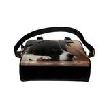 Border Collie Shoulder Handbag (Model 1634)