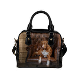 Nova Scotia Duck Tolling Retriever Shoulder Handbag (Model 1634)