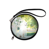 Golden Retriever Round Makeup Bag (Model 1625)