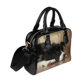 Border Collie Shoulder Handbag (Model 1634)