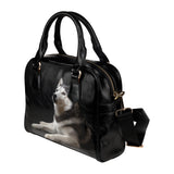 Siberian Husky Shoulder Handbag (Model 1634)