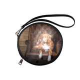 Nova Scotia Duck Tolling Retreiver Round Makeup Bag (Model 1625)