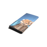 Pomeranian Puppies Women's Leather Wallet (Model 1611)