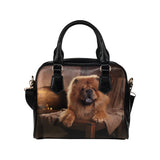 Chow Chow Shoulder Handbag (Model 1634)