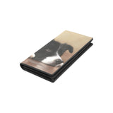 Border Collie Women's Leather Wallet (Model 1611)