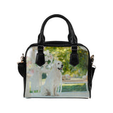 Golden Retriever Shoulder Handbag (Model 1634)