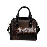 Jack Russell Terrier Shoulder Handbag (Model 1634)
