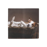Jack Russell Terrier Women's Leather Wallet (Model 1611)