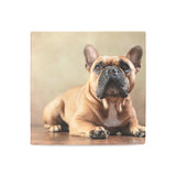 Fawn French Bulldog Women's Leather Wallet (Model 1611)