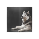 Siberian Husky Women's Leather Wallet (Model 1611)