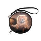 Chow Chow Round Makeup Bag (Model 1625)