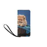 Pomeranian Puppies Women's Clutch Purse (Model 1637)