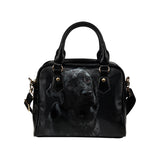 Black Labrador Shoulder Handbag (Model 1634)