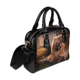 Chow Chow Shoulder Handbag (Model 1634)