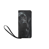 Black Labrador Women's Clutch Purse (Model 1637)