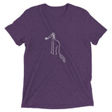 Saluki with Butterfly Short sleeve t-shirt