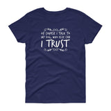 Of course I talk to my Dog Women's short sleeve t-shirt
