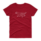 Beardie on the Run Women's short sleeve t-shirt