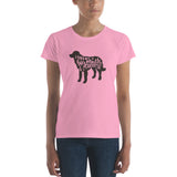 I like big mutts and I cannot lie Women's short sleeve t-shirt