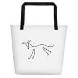 Whippet Stick Dog Large Bag