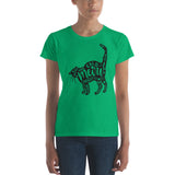 Meow Typography Women's short sleeve t-shirt