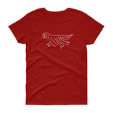 Beardie on the Run Women's short sleeve t-shirt