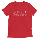 Keeshund Family Short sleeve t-shirt