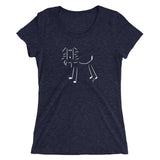German Wire Haired Pointer Ladies' short sleeve t-shirt