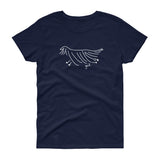 Beardie on the Run Women's short sleeve t-shirt