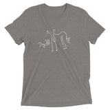 Whippet and Puppies Short sleeve t-shirt