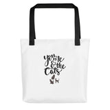 You me and the cats Tote bag