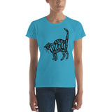 Meow Typography Women's short sleeve t-shirt