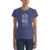 All I care about is my Dog Women's short sleeve t-shirt