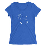 German Wire Haired Pointer Ladies' short sleeve t-shirt