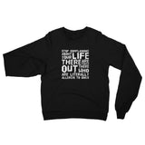 Stop complaining Unisex California Fleece Raglan Sweatshirt
