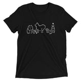 Keeshund Family Short sleeve t-shirt