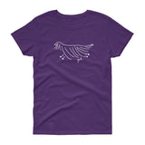 Beardie on the Run Women's short sleeve t-shirt