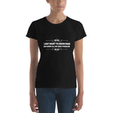 I just want to show Dogs Women's short sleeve t-shirt