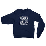 Stop complaining Unisex California Fleece Raglan Sweatshirt