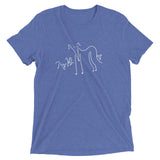 Whippet and Puppies Short sleeve t-shirt