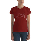 Greyhound Borzoi Whippet Italian Greyhound Women's short sleeve t-shirt