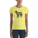 I like big mutts and I cannot lie Women's short sleeve t-shirt