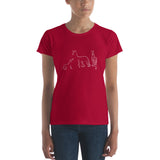 Greyhound Borzoi Whippet Italian Greyhound Women's short sleeve t-shirt