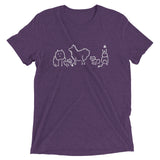 Keeshund Family Short sleeve t-shirt