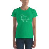 Collie Rough Women's short sleeve t-shirt