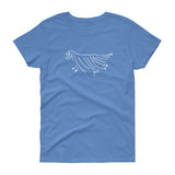 Beardie on the Run Women's short sleeve t-shirt