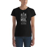 All I care about is my Dog Women's short sleeve t-shirt