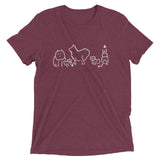 Keeshund Family Short sleeve t-shirt
