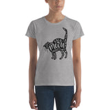 Meow Typography Women's short sleeve t-shirt
