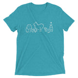 Keeshund Family Short sleeve t-shirt
